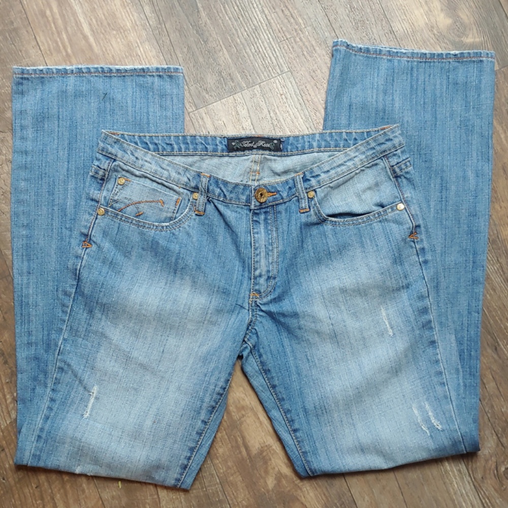 Guess Velvet Rose Jeans Slightly Distressed
